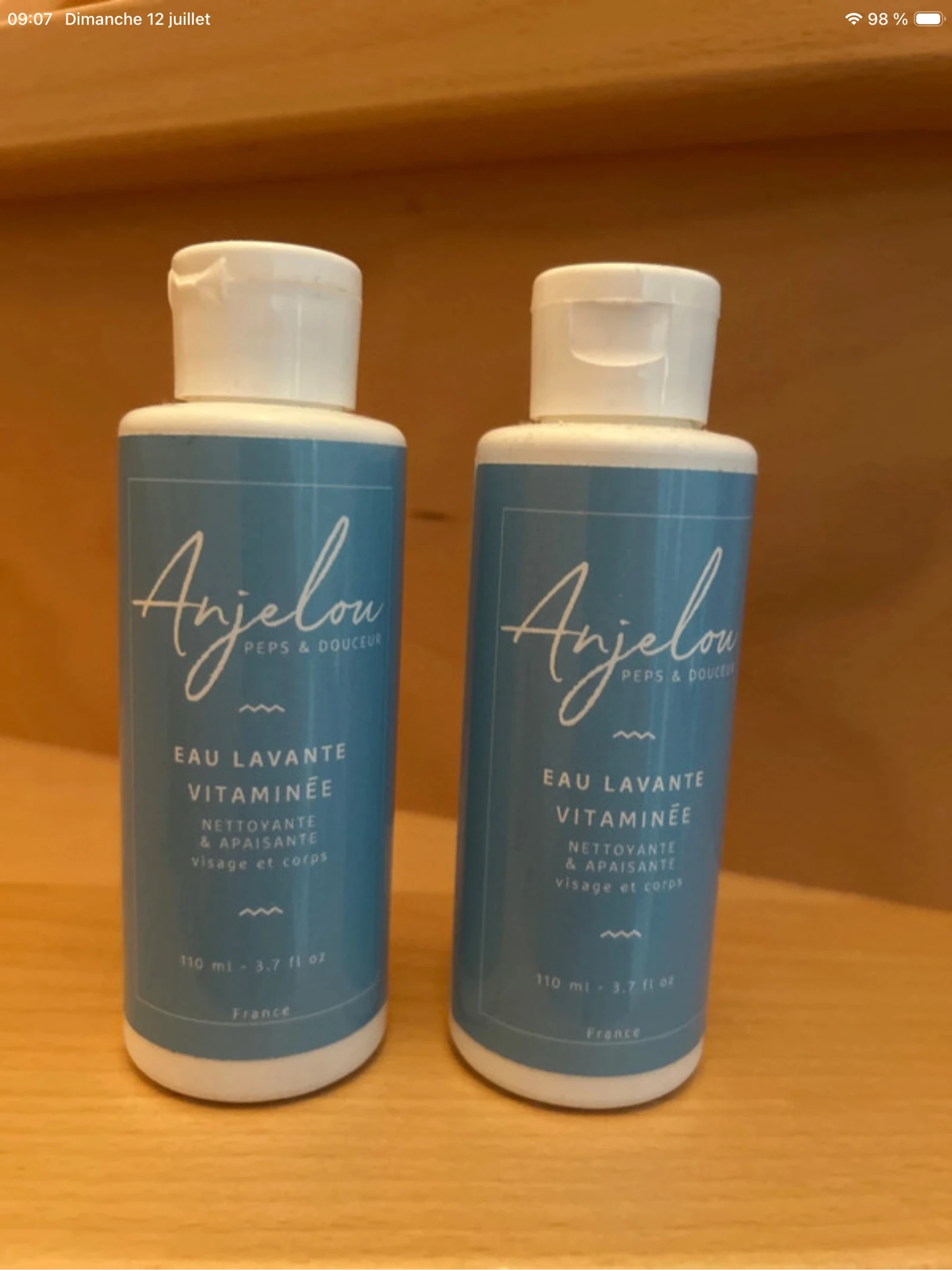 2 Eau Lavante Vitaminée Nettoyante & Apaisante ANJELOU💕💕